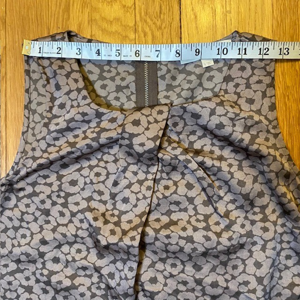 Ann Taylor LOFT Womens Size Small Cami Sleeveless Mauve & Taupe Top Shirt - Picture 7 of 9
